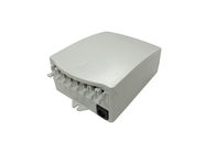 Wall Mount Fiber Optic Terminal Box 8 Port FTTH Indoor NAP Box For 2*5 Flat Drop Cable